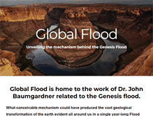 Tablet Screenshot of globalflood.org